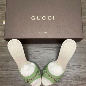 Beautiful Gucci sling back heels